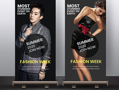 Fashion Banner banner banner ad branding brochure design design flyer illustration photoshop