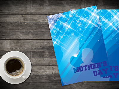 Mother's Day Flyer branding design illustration