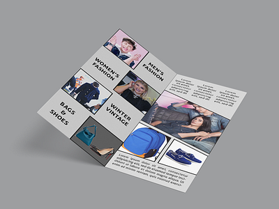 Bi Fold Dl Leaflet branding design illustration leaflet photoshop