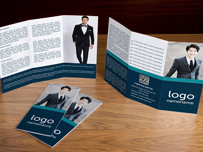 Corporate Trifold Brochure corporate brochure design flyer illustration photoshop