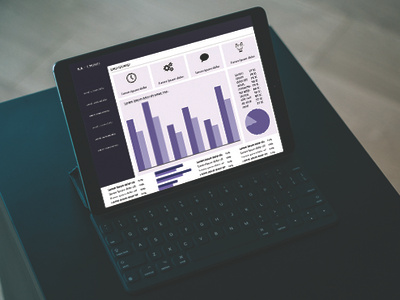 Dashboard dashbaord design illustration infograhic photoshop ui