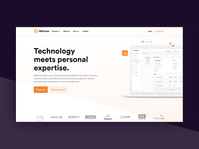 WeGroup - web design