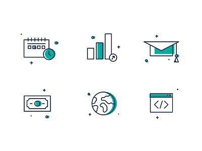 Icons app branding business design finance flat icon illustration money money management ui ux vector web