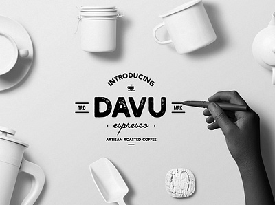 Davu Espresso_Logo Design branding branding and identity coffee cup logodesign packagingdesign