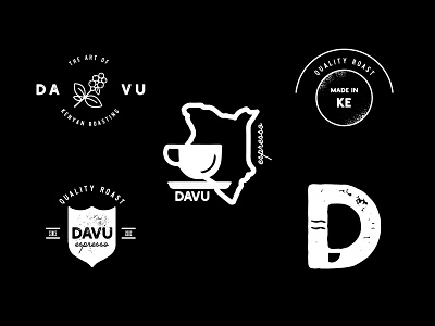 Davu Espresso - Logo Artifacts branding branding and identity davuespresso icon logodesign packagingdesign typography