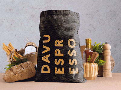 Davu Espresso - To-go Bag Packaging Design