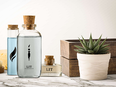 Lit Fragrances - Perfume Packaging Design brand brand design brand designer brand identity branding branding and identity design logodesign minimal packagingdesign perfumepackaging