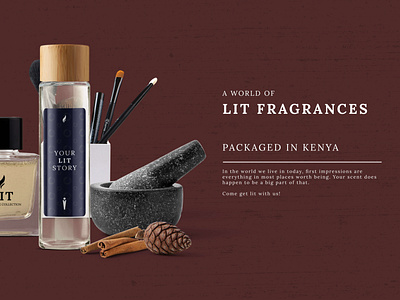 Lit Fragrances - Sample Scents Packaging