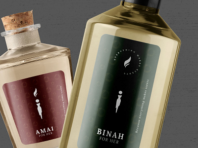 Lit Fragrances - Perfume Bottle Label Design