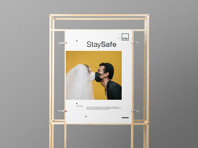 Stay Safe - Minimal Poster Design design graphic design layout design layout exploration minimal poster poster a day poster art poster design typography