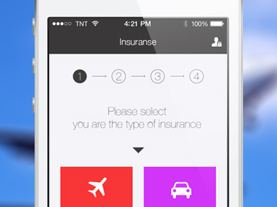 Insuranse app apple design interface ios iphone ui ux