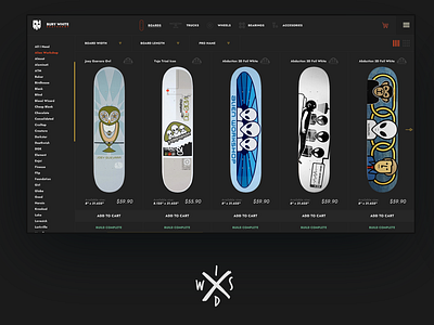 Skate Shop skate shop skate ui skateboard ui