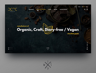 Organic Chocolate Manufacturer - WooCommerce branding ui uidesign website design woocommerce woocommerce theme