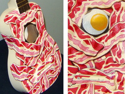 Bacon Flavored Ukulele bacon food uke ukulele