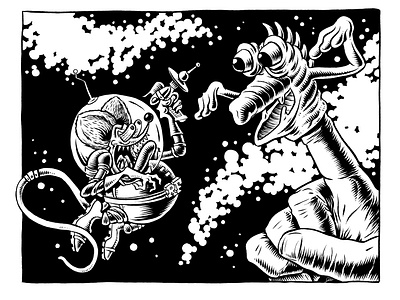 Rat Fink in Space