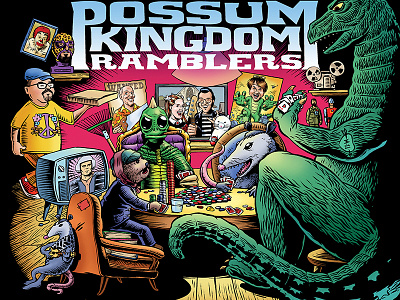 Possum Kingdom Ramblers bluegrass cd emmett otter godzilla music possum sleestak