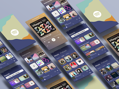 Spotify Redesign design ui design visual identity