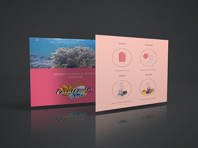 CoralCooler Infographic-Speculative Design Project digital graphic design illustration infographic prototyping speculative design