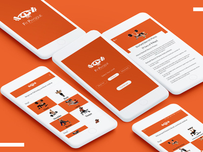 Modern UI UX for Fitness app for playstore fitness fitness app fitness center fitness club fitness logo gym gym app gym flyer gym logo workout workout app workout of the day workout tracker