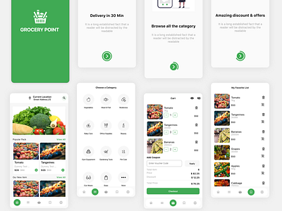 Grocery app UI Template for Flutter