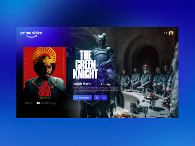 Amazon Prime Video redesing movie info amazon amazonprime app design hbo inspiration netflix primevideo ui uiux ux web webdesign