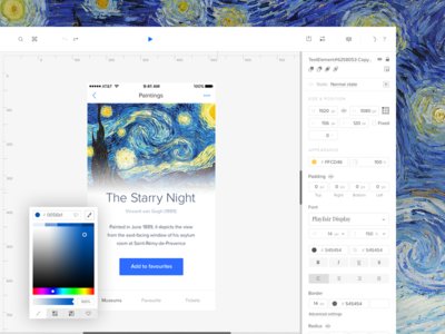 Redesigned UXPin - Case Study content editor design tool prototyping tool uxpin white ui wyswig