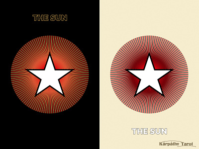 Karpathy Tarot, The Sun design graphicdesign icon identity illustration logo sun logo symbol tarot the sun