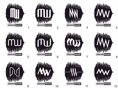 Making Waves branding design graphicdesign icon identity illustration logo monogram symbol typography vector