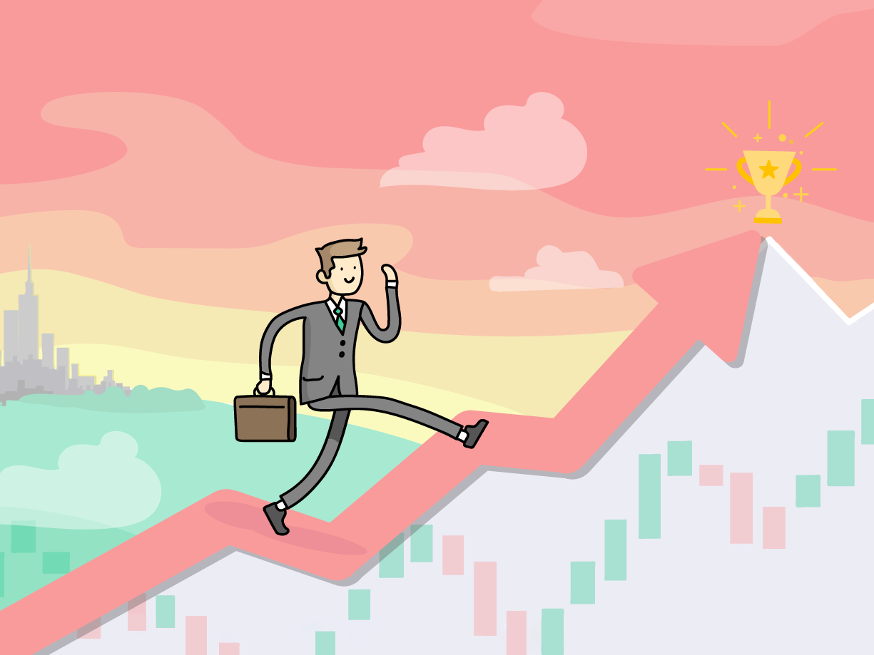 journey to success illustration