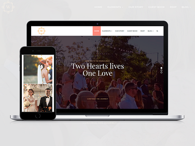 Wedding WordPress Theme - Responsive Template