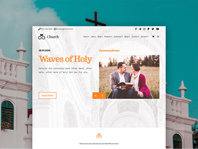 Church WordPress Theme - Religious Website Builder