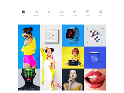 Portfolio 4 Columns Page - Nectar WordPress Theme design gallery grid page builder plugins portfolio portfolio page portfolio site posts responsive site builder space template theme web design web development wordpress wordpress plugin wordpress theme wordpress themes