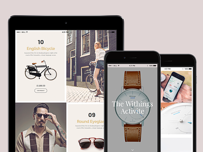 Rare WordPress Theme - iPad Responsive View