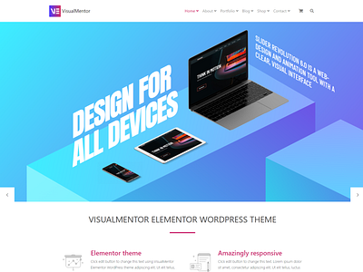 VisualMentor Elementor Responsive WordPress Theme by Visualmodo design elementor elementor templates page builder plugins responsive site builder template templates theme theme design web design web development widget wordpress wordpress blog wordpress design wordpress development wordpress theme