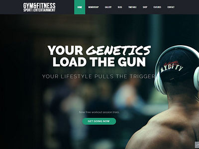 Home - Gym WordPress Theme