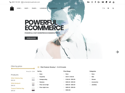 Seller eCommerce WordPress Theme - Shop With Filter ecommerce ecommerce shop elegant page builder plugins responsive sales site builder store template theme web design web development woocommerce woocommerce theme wordpress wordpress design wordpress development wordpress theme