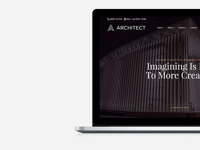 Architect WordPress Theme - Studio Website Builder Templates architecture building css design design web developer home decor html illustration interior design logo php plugins responsive site builder template theme web design widgets wordpress