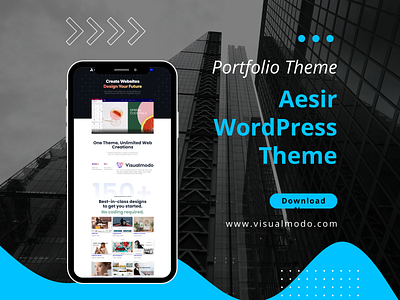 Aesir WordPress Theme - Portoflio Templates 3d animation branding design graphic design illustration logo motion graphics plugins responsive site builder template templates theme ui web design widgets wordpress