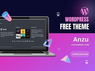 Anzu WordPress Theme - Footer Styles