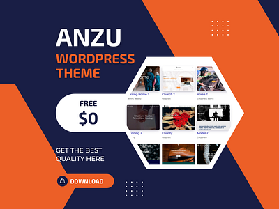 Anzu WordPress Theme Free Site Builder