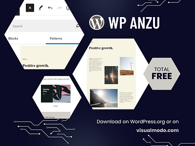 Anzu: Best Free WordPress Theme 3d animation anzu app branding design download free graphic design illustration logo motion graphics plugins responsive site builder template theme ui web design wordpress