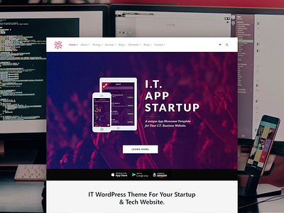 IT WordPress Theme - Tech & Startup Website Builder