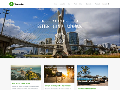 Blog Masonry - Traveler WordPress Theme by Visualmodo articles blog blog design blog post blogger blogger presets blogging design page builder plugins posts responsive site builder template theme travel trip web design web development wordpress