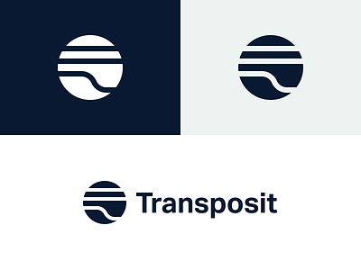 Transposit Logo branding design logo