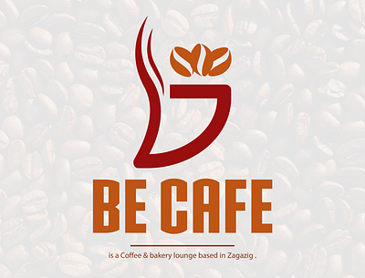 Be Caffe Logo branding flat icon illustration illustrator logo mark minimal vector
