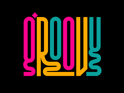 Groovy design faelpt graphic design groovy illustration instagram lettering letters type typedesign typography