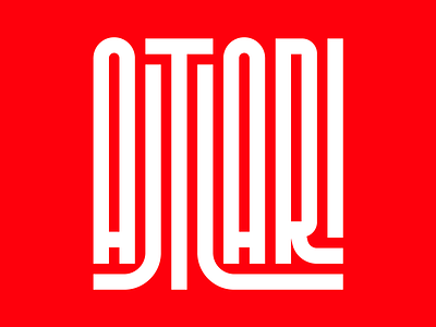 Atari atari design faelpt gaming instagram lettering letters retro type typedesign typography
