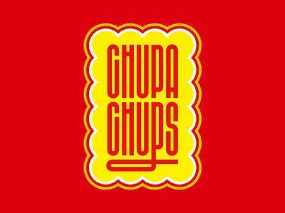 Chupa Chups chupa chups design faelpt graphic design instagram lettering letters logo type typedesign typography