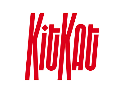 Kit Kat design faelpt graphic design illustration instagram kitkat lettering letters logo type typedesign typography