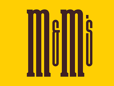 M&M's chocolate design faelpt instagram lettering letters logo mms type typedesign typography